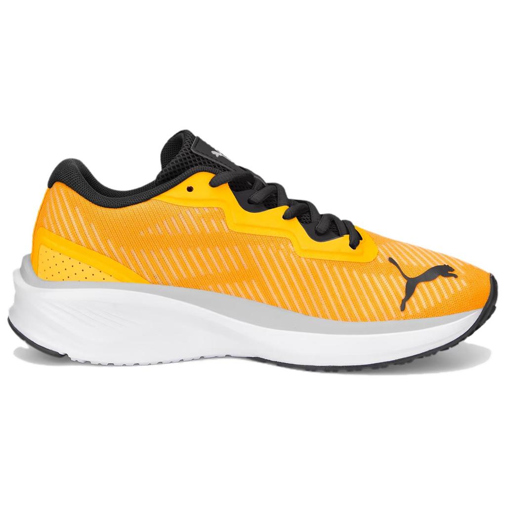 Puma Aviator Profoam Sky Comfortable Mesh Shock Absorbing Durable Breathable Low Top Casual Running Shoes Unisex Sneakers Yellow Black 376615-14