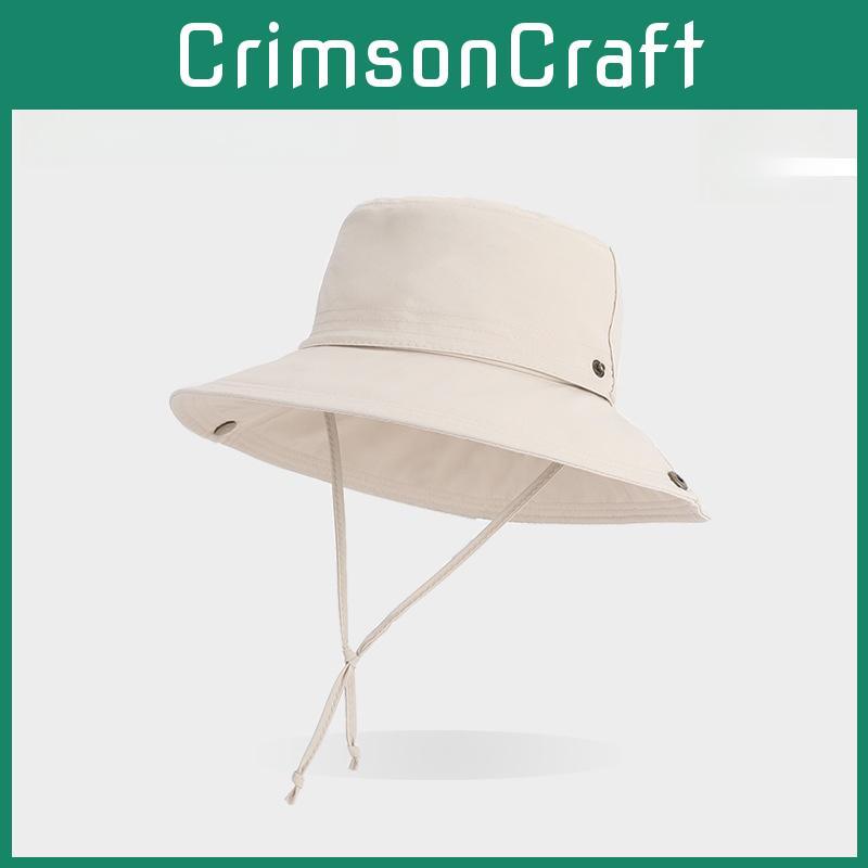 Summer Sun Outdoor Hat With Wide Brim And Solid Color Design For Outdoor
