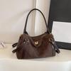Brand Retro Niche Handbag Luxury Large Capacity High Quality Pu Shoulder Bag Elegant Crossbody Bag Versatile Fashion Women's Bag