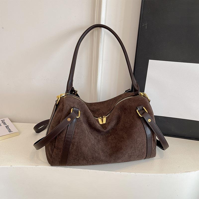 Brand Retro Niche Handbag Luxury Large Capacity High Quality Pu Shoulder Bag Elegant Crossbody Bag Versatile Fashion Women's Bag