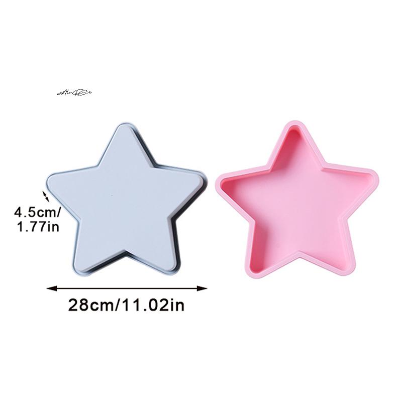Stampo in Silicone a Forma di Stella per Torta Flessibile Antiaderente Teglia da Forno per Torte e Cheesecake - Strumento Stampini da Forno per Cucina