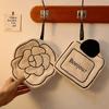 Soft Skin-Friendly Hanging Hand Towel Thickened Double Layer Absorbent Quick Dry Towel for Kitchen Bathroom Cleaning and Face Washing