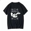 Punk Hase T-Shirt Pastell Goth Hase Gothic Jrock Yami Kawaii Visual Kei Emo Kurzarm Vintage Grafik Lässig Damen Y2k Oberteile