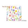 Spring Tulip Wildflower Party Set: Disposable Plates, Napkins, Tablecloth for Birthdays