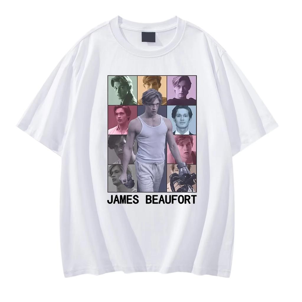James Beaufort T Shirt Unisex Aesthetic Maxton Hall The World Between Us Tshirt Unisex High Quality Vintage Cotton Tees Shirts Tops