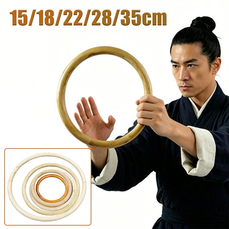 Wing Chun Rattan Ring Traditional Handmade Chinese Martial Art Training Tool for Kung Fu Enthusiasts Daily Wushu Practice