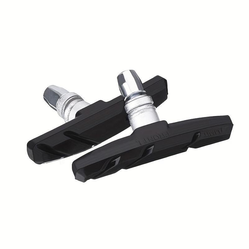 

2 шт./1 пара прочных высокоэффективных резиновых тормозных колодок для велосипеда, V-образные тормозные колодки, бесшумная версия. чёрный