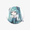 32/44/58mm Cute Cartoon Figure Miku Brooches Cosplay Singer Exquisit Badge for Collar Backpack Hat Accessory Handmade Pin Gift