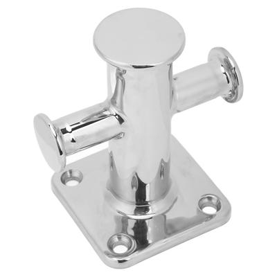 Single Cross Head Bollard Stainless Steel Mooring Cleat Replacement for Yacht Ship Fishing Boat