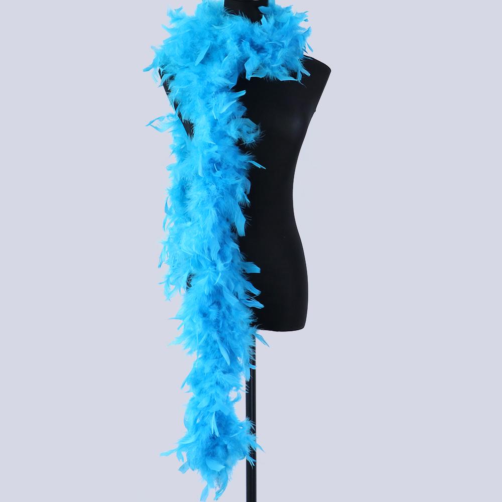 DIY 2meters Fluffy Turkey Feathers Boa 60 Gram High Quality Marabou Feather Boas Scarf Diy Wedding Decoration Party Carnival Craft