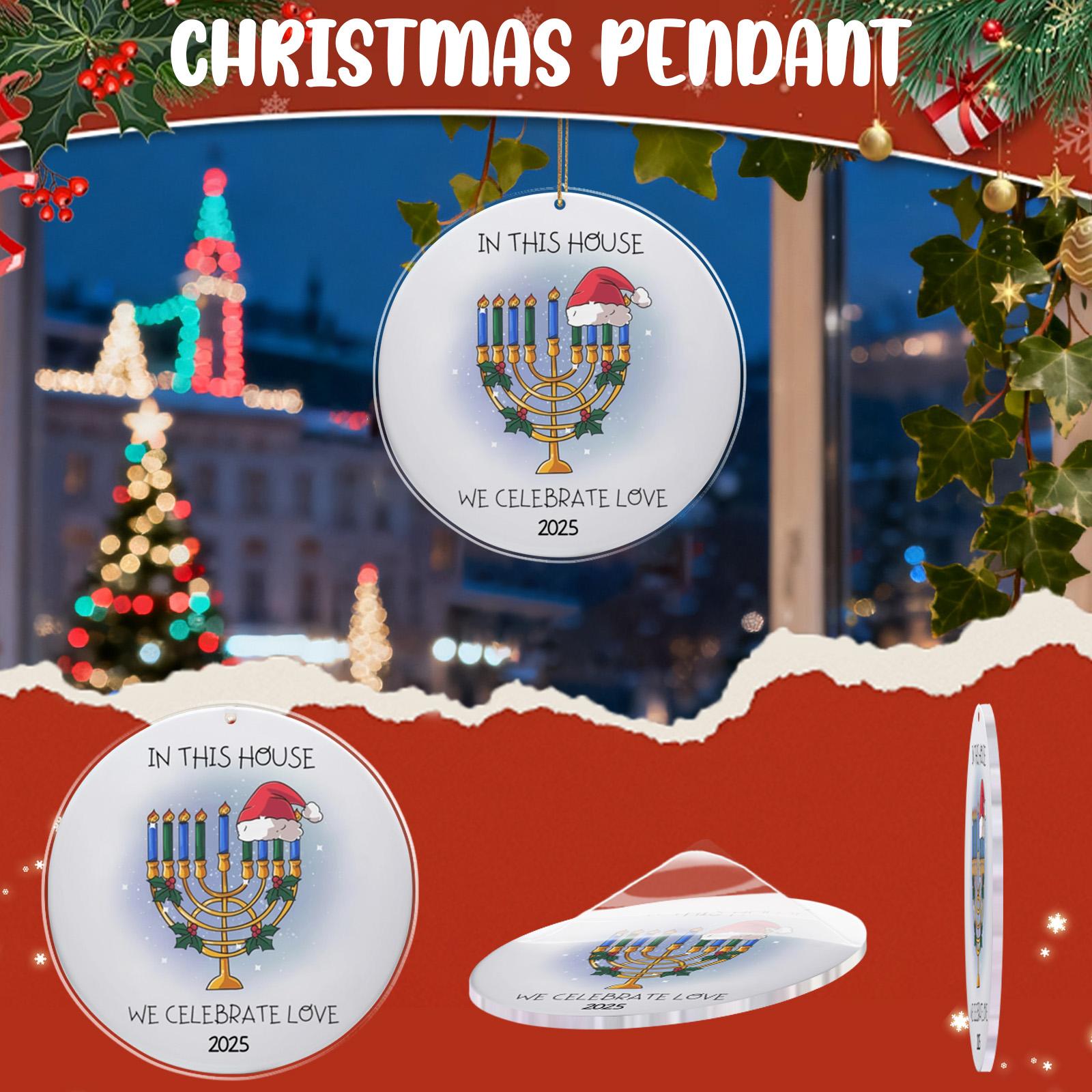 

Christmas Candy Decorations, Wooden Mint Lollipops With Red And Tree Decorations And Strings, Suitable For Christmas Trees, Crafts, And Party Gifts. One Size