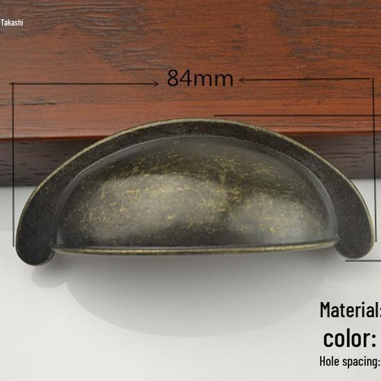 Vintage Seashell Drawer Handle for Chinese & European Cabinets