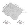 Unique Designs Eggs Mould Flexible Silicone Materials for Epoxy Resin Jewelry Plate Candle Holder Home Storage Craft