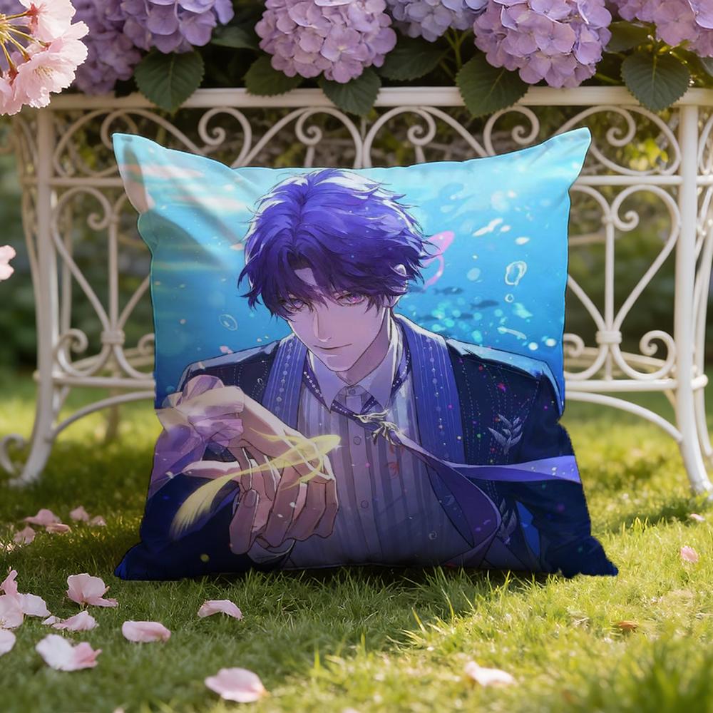R-Rafayel Love D-Deepspace Cushion Cover Home & Car Dual-Scene Pillow Cover: Reversible for Premium Comfort