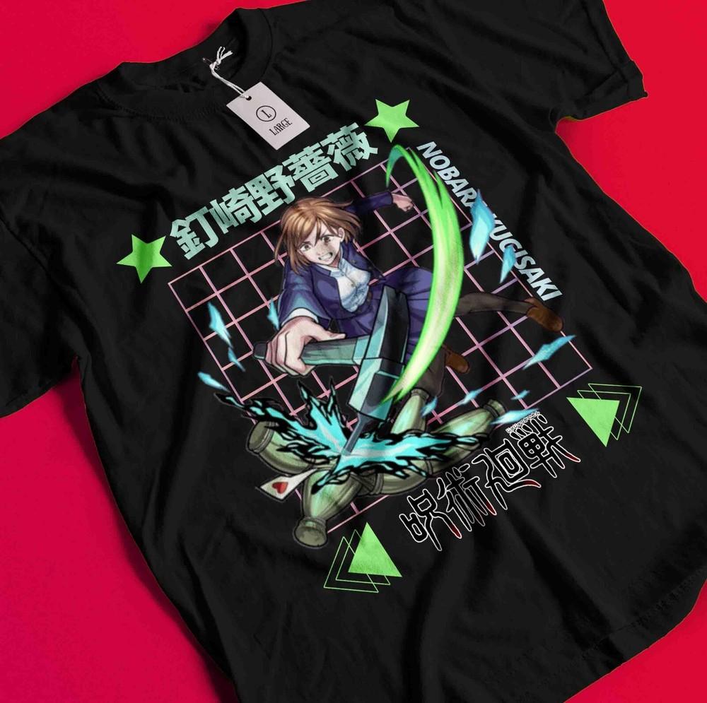 

Футболка Нобара Кугисаки Футболка Годжо Сатору Футболка Сукуна Футболка Магическая битва Футболка Тодзи AA240 3XL