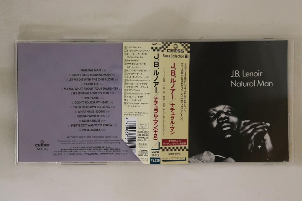 CD J.B. LENOIR - Natural Man +2 MVCM22012 CHESS 1994 Japan Obi Blues Used