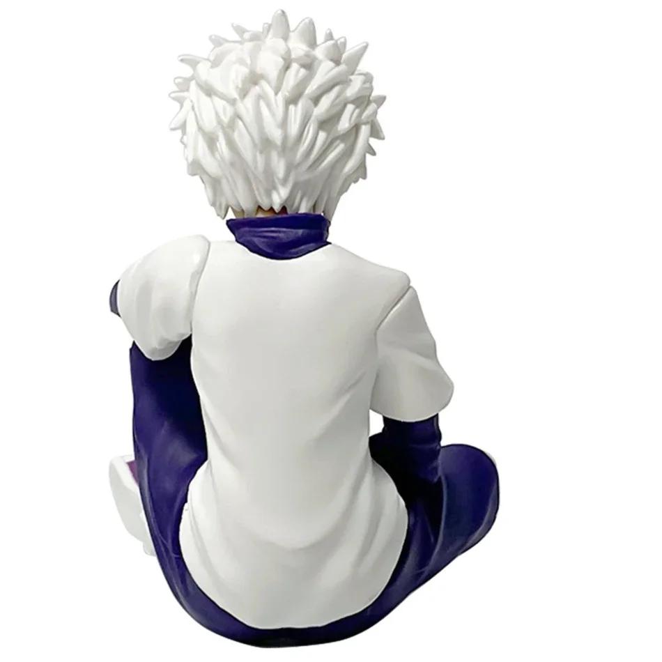 Anime Pg Hunter×hunter Gon Freecss Killua Zoldyck Statue Sitting Figure Pvc Model Collection Desktop Car Ornament Adult Toy
