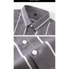 Men Striped Long Sleeve Casual Slim Fit Fashion Business Shirt