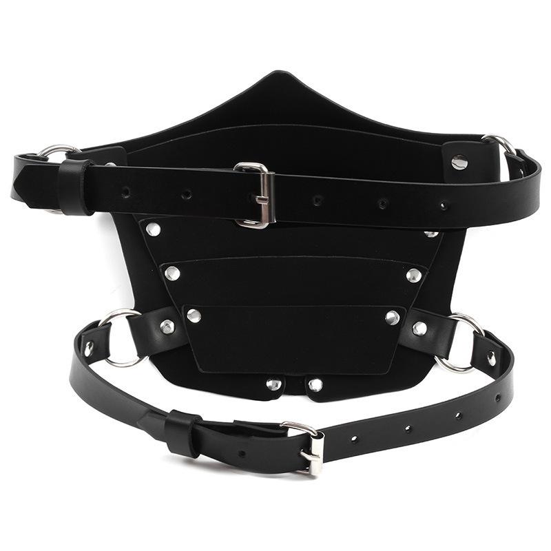 PU Leather Punk Halloween SM Role-Playing Mask