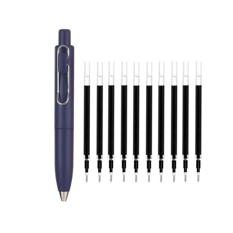 

Compact Smooth-Writing Neutral Pen with Push-Button Design for Signatures and Exams 0.5mm