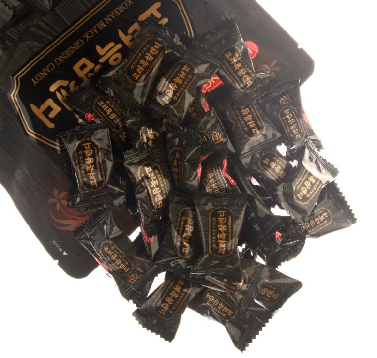 Korean Black Ginseng Candy 280g – Traditional Herbal Sweet