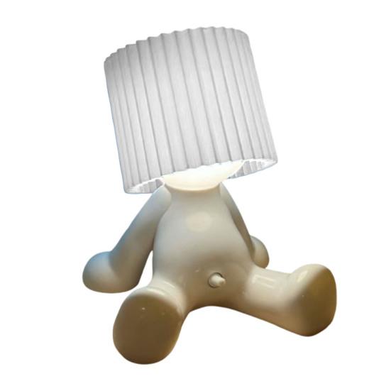 LED Night Light Soft Glow Creative Shape Widely Application Funny Plug-in Table Lamp Boy-shaped Bedside Light Decoration