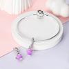 Charms Coppercute Pinkish-Purple Cat Teapot Pendants Fit Charms Plataoriginal Bracelet Women Jewellery Making Gifts