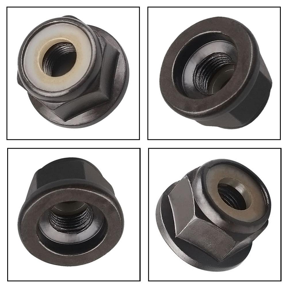 M10x1.0 Bundmutter Linksgewinde Gegenmutter Freischneiderkopfmutter Rostfreies Design