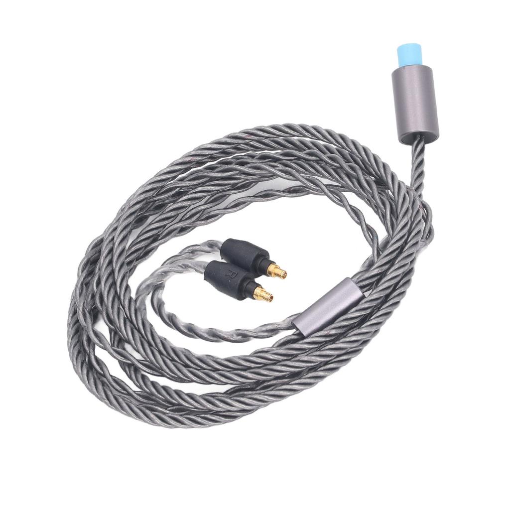Replacement Sound Upgrade Cable 4 Core Silver Plated Copper with 3.5mm 2.5mm 4.4mm Plug for