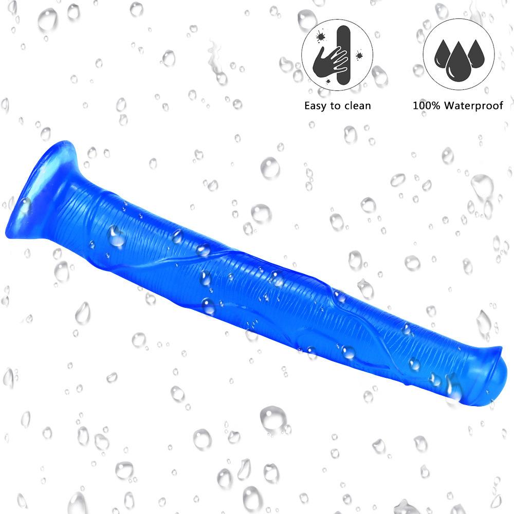 17-Zoll-Hengst-Penis, supergroß, dick, Simulationstier-Penis, weiblich, Hinterhof, männlich, Chrysantheme, Anal-Masturbationsgerät