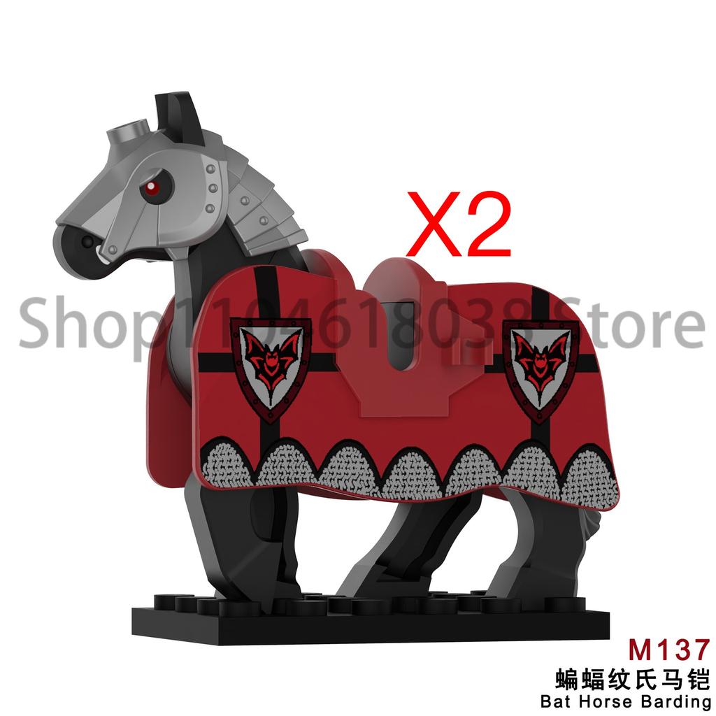 Medieval Military Figures Octopus Sea Demon Knights Building Blocks Weapons Accessories Sword Temple Spear Shield MOC MINiBricks