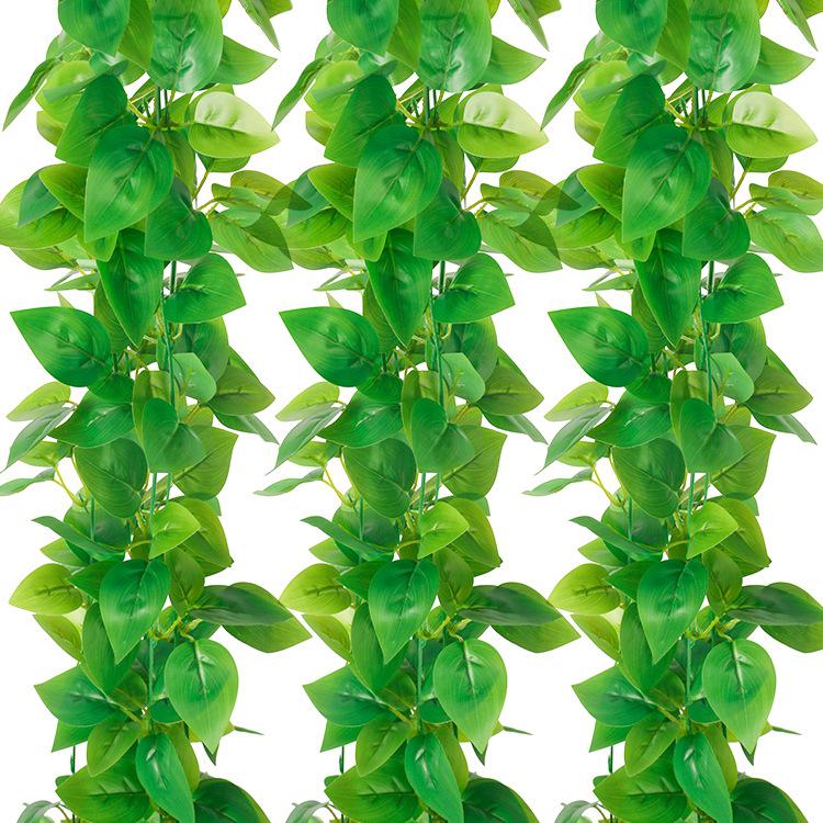 Rattan Vine Decorative Fake Leaves for Ceiling and Pipe Covering