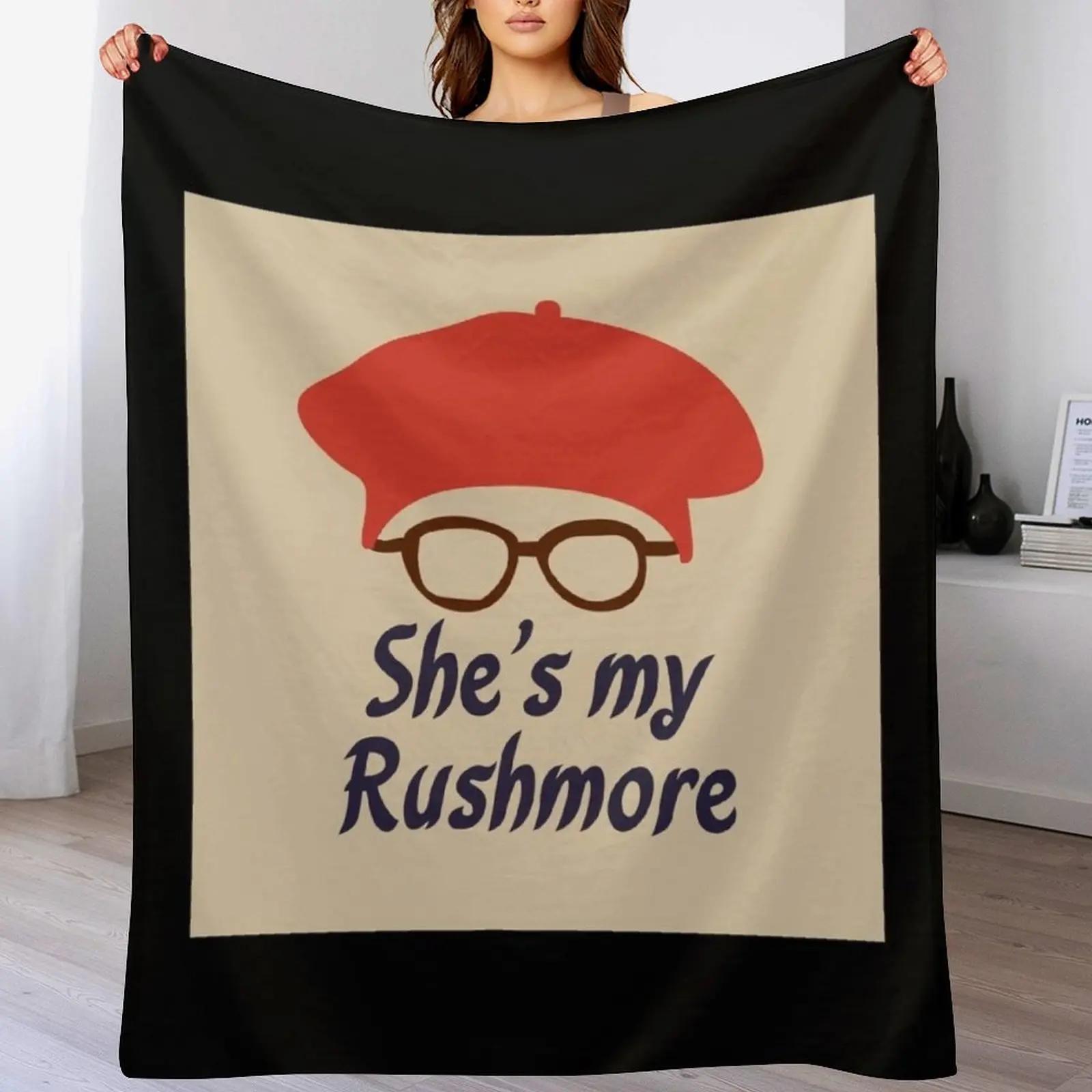 

Rushmore is Max Poster Throw Blanket Soft Breathable Blanket for Night Sleeping 102x76cm(40x30in)