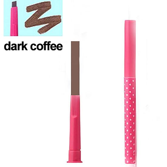 

Eyeliner Pen Waterproof All Day Wear Smooth Rotating Eyebrow Pencil for Makeup темный кофе