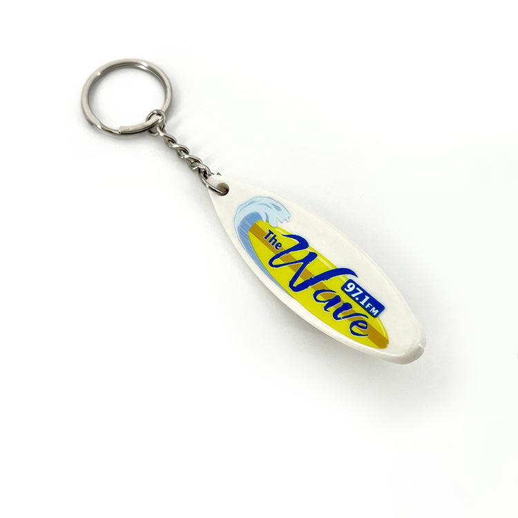 Custom Surfboard Keychain Bottle Opener - Portable ABS Design, Creative Beer Opener & Small Pendant