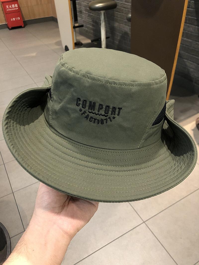 

Young men and women spring and summer outdoor travel breathable mountaineering cap COMPORT alphabet sun protection visor male fishing hat （54-58cm） армія зелений колір