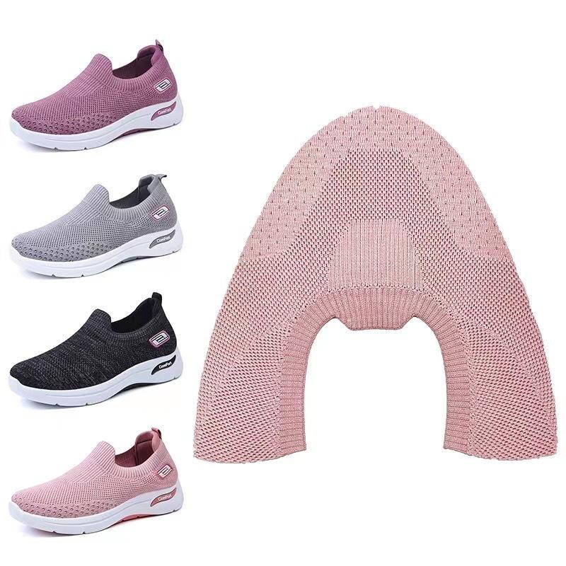 One-pedal Socks Shoes Fly-knitting Upper Knitted Upper High Elastic Breathable Fly-knitting Help Surface Work In Progress