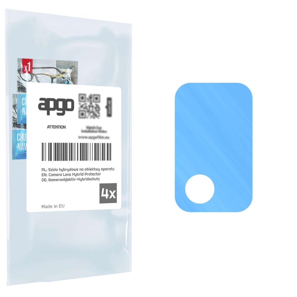 apgo 4x Lens Protector Camera Protective Hybrid Glass for ZTE Libero 5G III, Camera Protection, 9H Camera Lens Camera Lens Protector