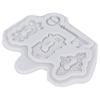 Schlüsselloch Schlüsselmuster Silikonform Fondant Schokoladenform Backen Kuchen Dekorieren Werkzeuge50-1767 Grau