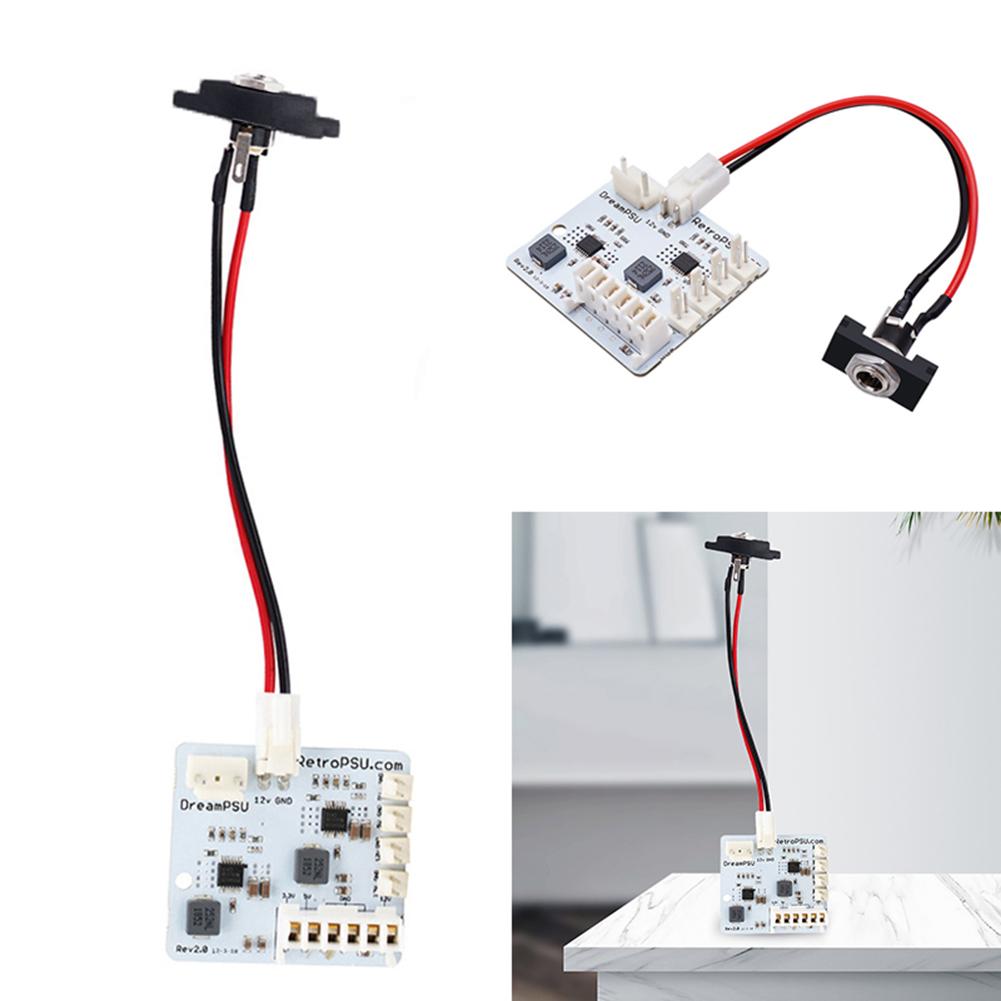 DreamPSU Rev2.0 DC Console Original Power Supply 12V Direct Current Power-Supply Replace Plug Adapter Kit for SEGA Dreamcast