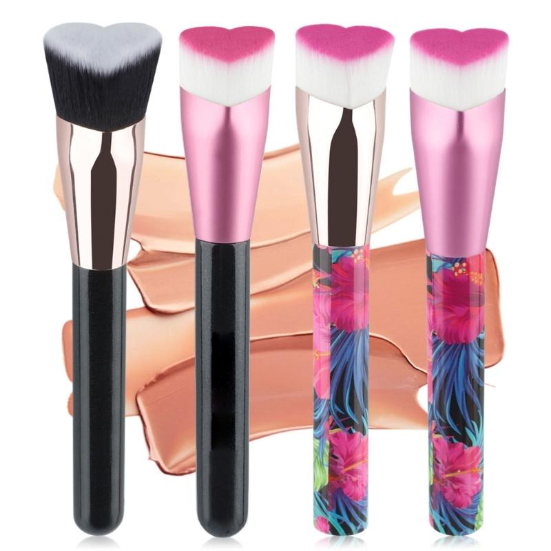 Professional Highly Density Bristles Makeup Brush Set for Stylish Liquid Cream and Under Eye Concealer Application