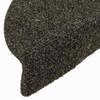 Self Adhesive Stair Treads 5 Pcs 56 X 17 X 3 Cm Anthracite Semi Round
