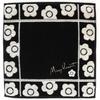 MARY QUANT Towel Handkerchief (Black Approximately 25cm) Checkered Pattern Ladies Hand