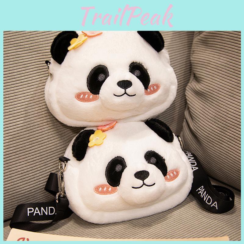 Plush Panda Delightful Mini Backpack For Girls Cozy Crossbody Bag Children For