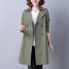 Spring and Autumn Medium and Long Trench Coat Women's Autumn Clothing New Korean Version Loose Temperament Coat Autumn Fashion Women's Clothing