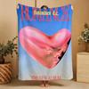 F-Fontaines D.C. Coperta Plaid Romantica Super Morbida Peluche Soggiorno Divano Divano Regali di Compleanno Infantili