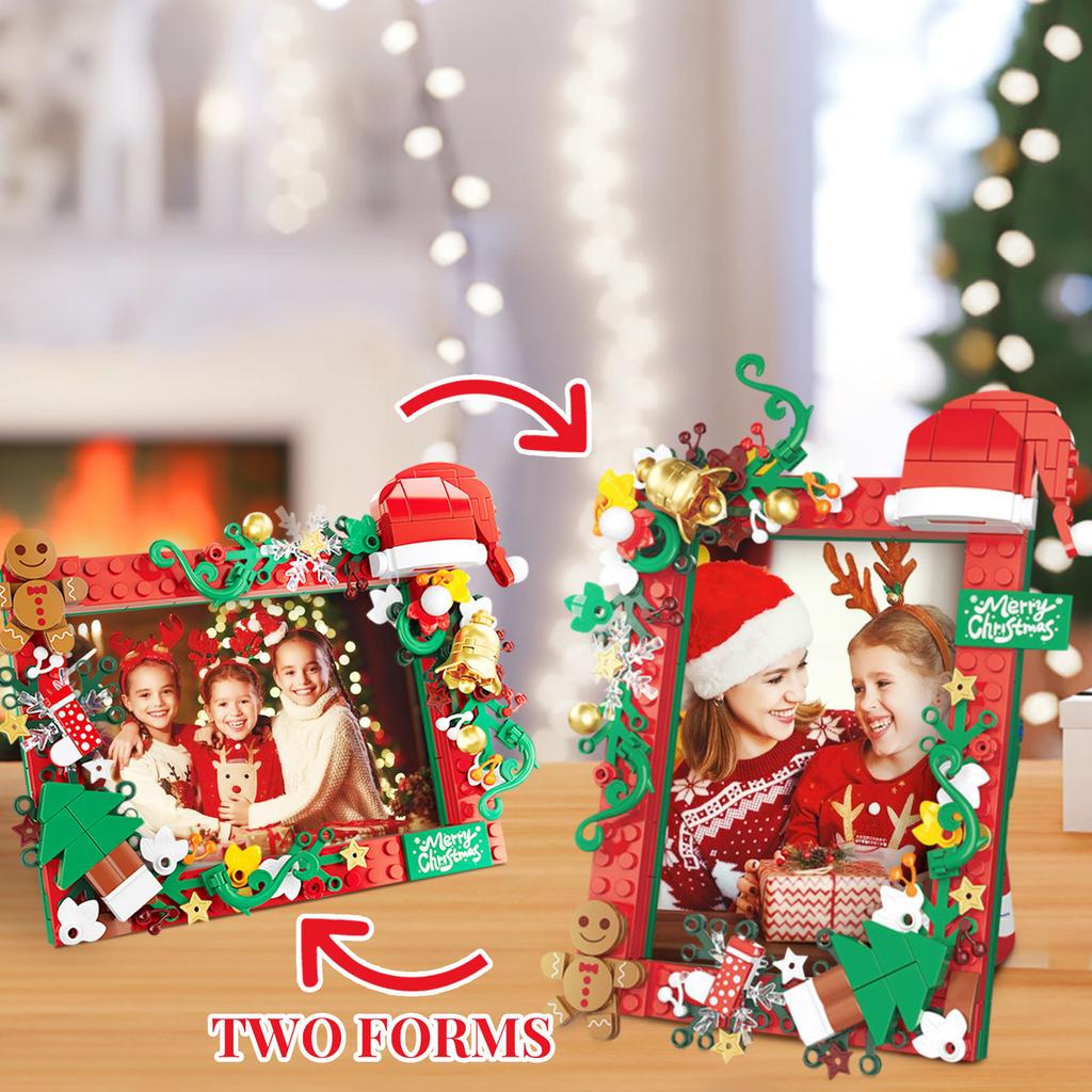 Christmas Photo Frame Building Small Gifts Assembled Photo DIY Christmas Gift
