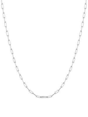 Necklace Chain Only for Women and Silver for Rings and Long Azuki Adjustable [PROSILVER] Men, 925, Hypoallergenic, Rust-Resistant, Thin, Pendants,