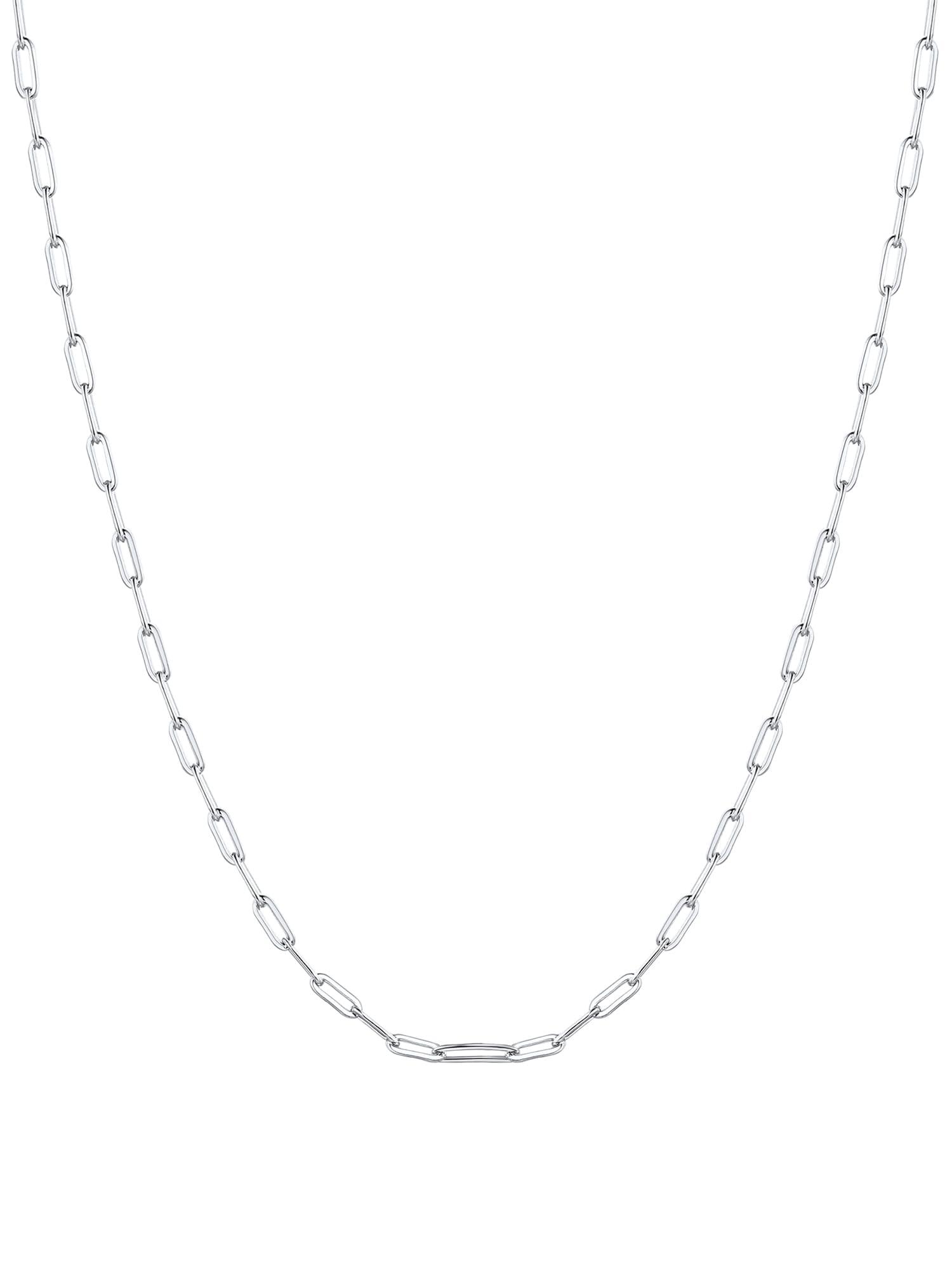 

Цепочка для ожерелья только для женщин и серебро для колец и длинная регулируемая Азуки [PROSILVER] Мужчины, 925, Гипоаллергенный, Устойчивый к ржавчине, Тонкий, Подвески,