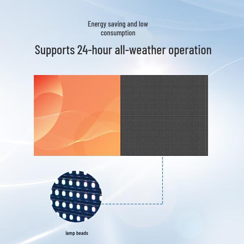 YOUFAN P8 Outdoor Full-Color LED Display CN Plug (adapter Included)